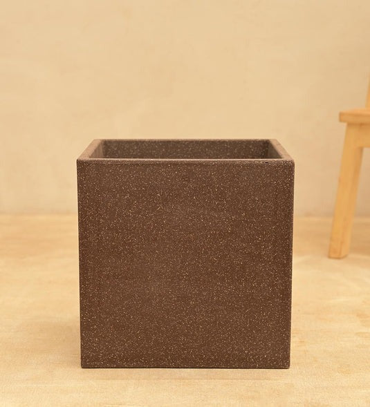 Modern Square Stone Planter Pot – Premium Indoor & Outdoor Decorative Flower Pot